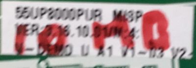 MAIN PARA SMART TV LG 4K RESOLUCION ( 3840x2160 ) UHD HDR / NUMERO DE PARTE EBT66631407 / EAX69487906 (1.0) / 66631407 / EAX69487906 / 66473501/ PANEL NC550TQG-AAKH1 / DISPLAY LC550EQC (SP)(A1) / MODELO 55UP8000PUR.AUSYLKR - Imagen 2